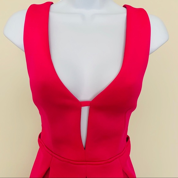 🌺 Fit and Flare Fuchsia Dress 🌺 - Picture 2 of 5